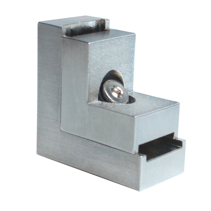 Besa R12-LCONN-SN Rail Connector, Satin Nickel