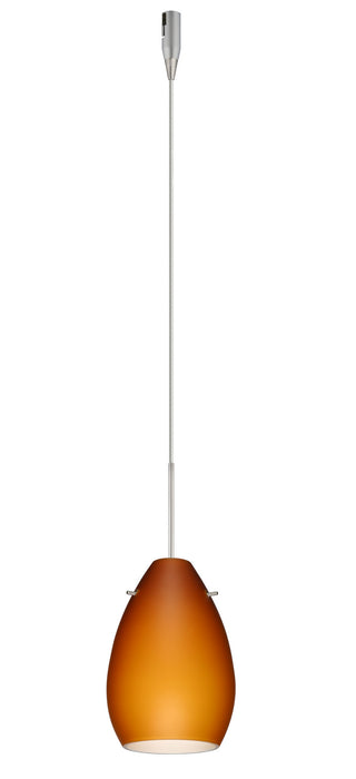 Besa RXP-171380-SN One Light Pendant, Satin Nickel