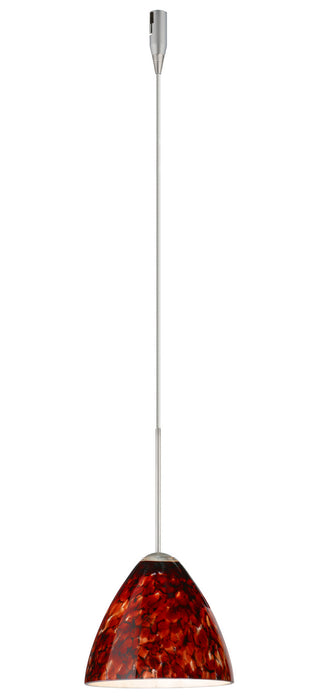 Besa RXP-177941-SN One Light Pendant, Satin Nickel