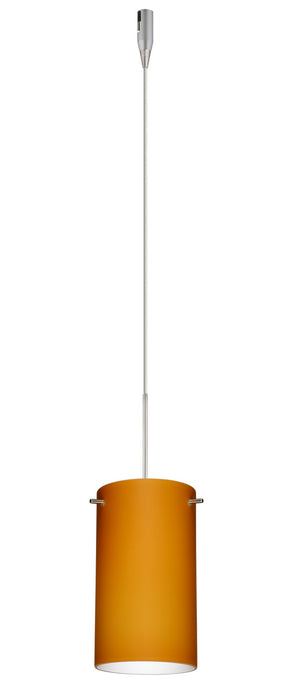 Besa RXP-440480-SN One Light Pendant, Satin Nickel