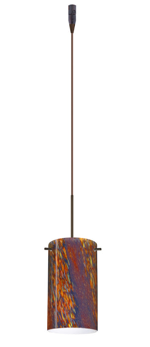 Besa RXP-4404CE-BR One Light Pendant, Bronze