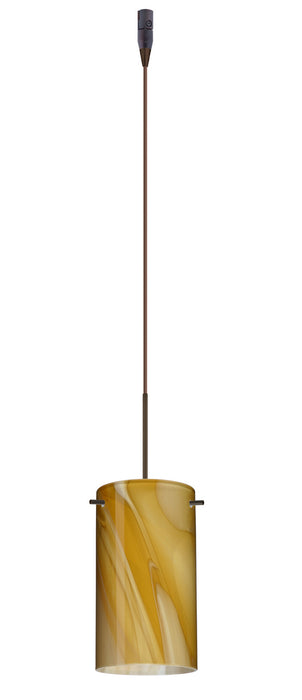 Besa RXP-4404HN-BR One Light Pendant, Bronze