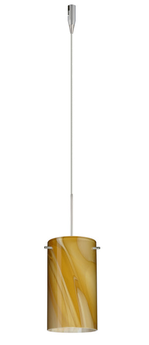 Besa RXP-4404HN-SN One Light Pendant, Satin Nickel