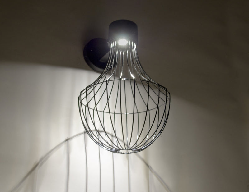 Besa SULTANA-F-WALL-LED-BK Wall Sconce, Black