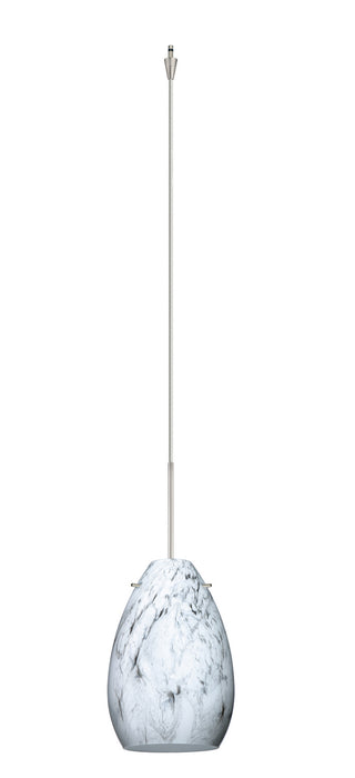 Besa XP-1713MG-SN Pendant, Satin Nickel