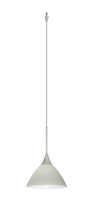 Besa XP-1743KR-SN Pendant, Satin Nickel