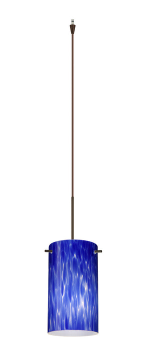 Besa XP-440486-BR One Light Pendant, Bronze