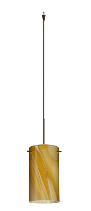 Besa XP-4404HN-BR One Light Pendant, Bronze