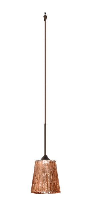Besa XP-5125CF-BR Pendant, Bronze