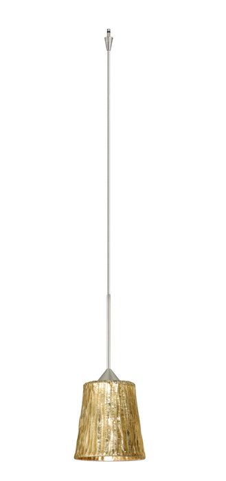 Besa XP-5125GF-SN Pendant, Satin Nickel