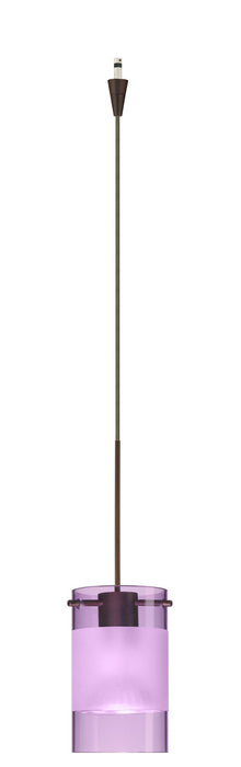 Besa XP-6524EA-BR One Light Pendant, Bronze