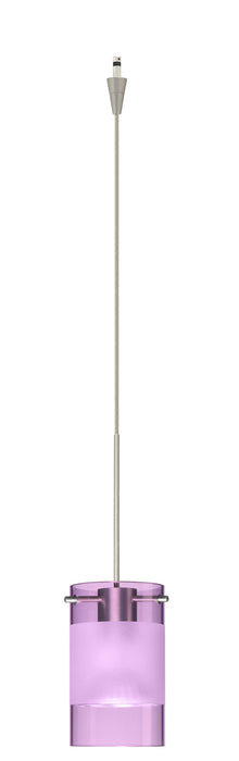 Besa XP-6524EA-SN One Light Pendant, Satin Nickel