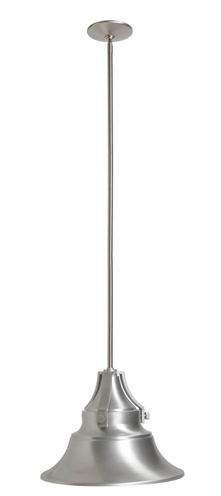Craftmade Z4421-SA One Light Outdoor Pendant, Satin Aluminum