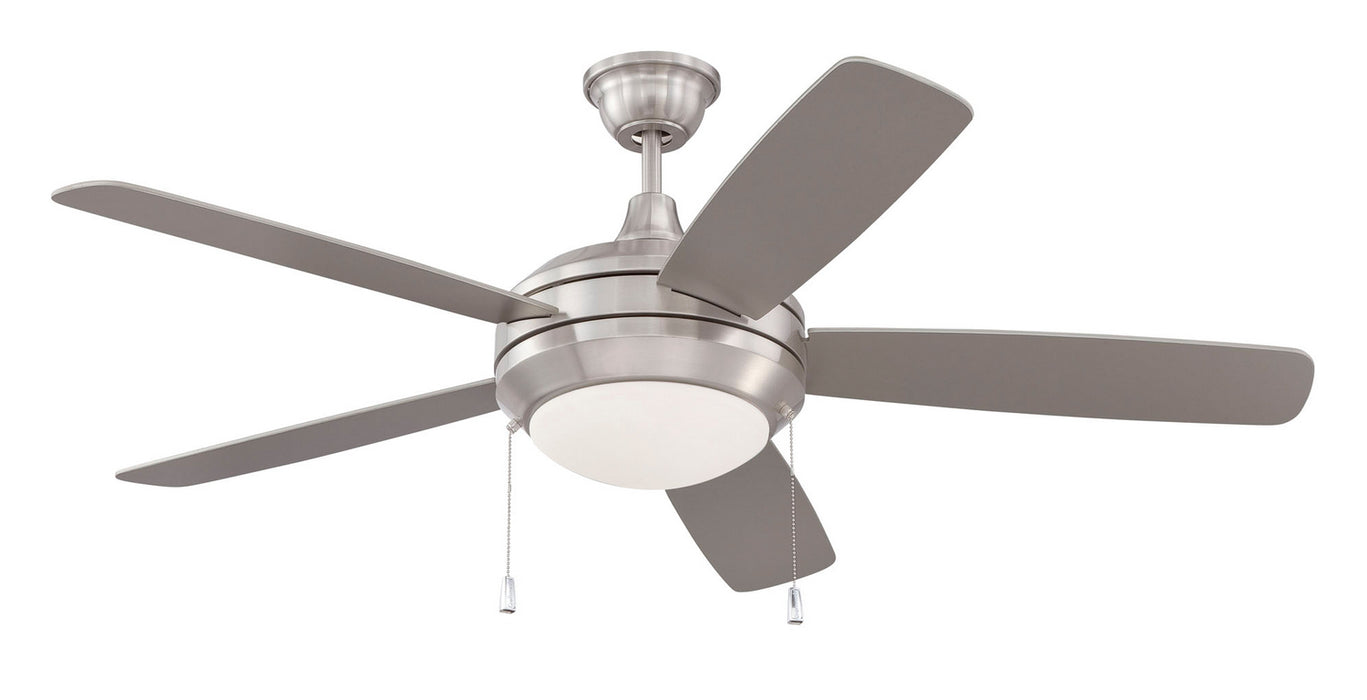 Craftmade HE52BNK5-LED 52"Ceiling Fan, Brushed Polished Nickel