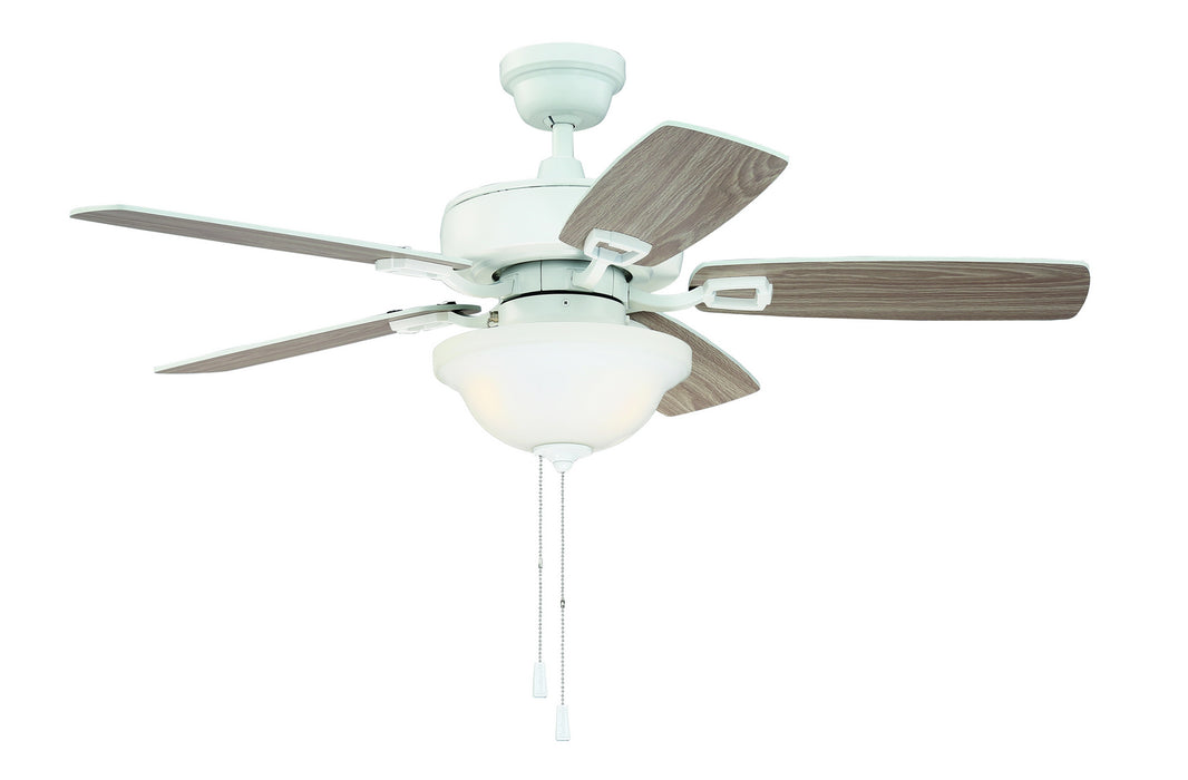 Craftmade TCE42W5C1 42"Ceiling Fan, White