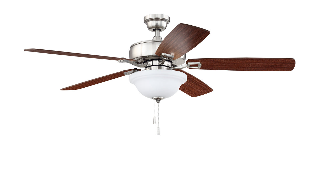 Craftmade TCE52BNK5C1 52"Ceiling Fan, Brushed Polished Nickel