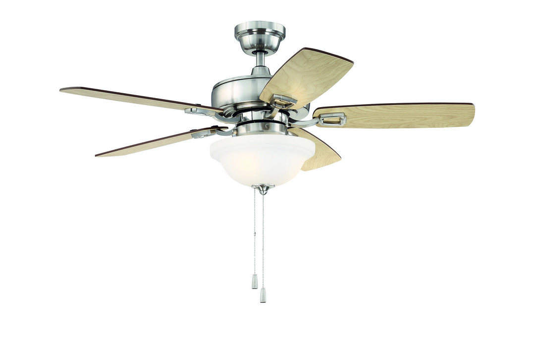 Craftmade TCE52BNK5C1 52"Ceiling Fan, Brushed Polished Nickel