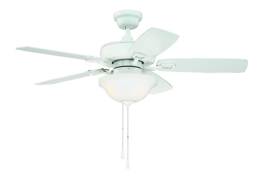 Craftmade TCE52W5C1 52"Ceiling Fan, White