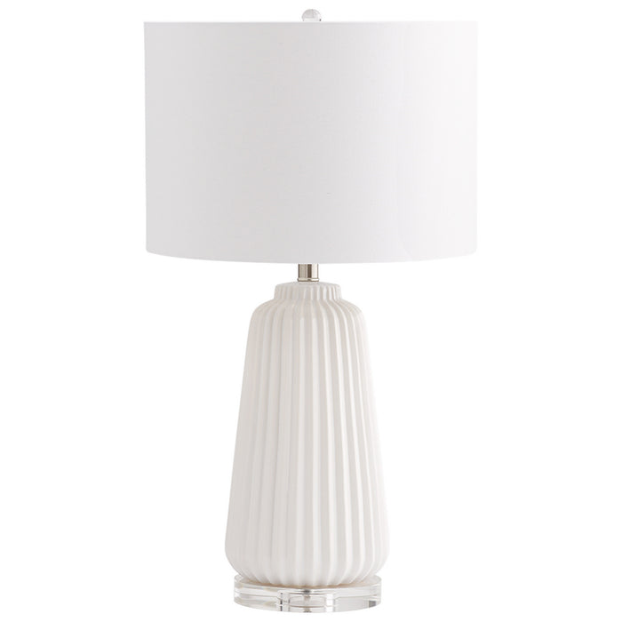 Cyan 07743-1 LED Table Lamp, White