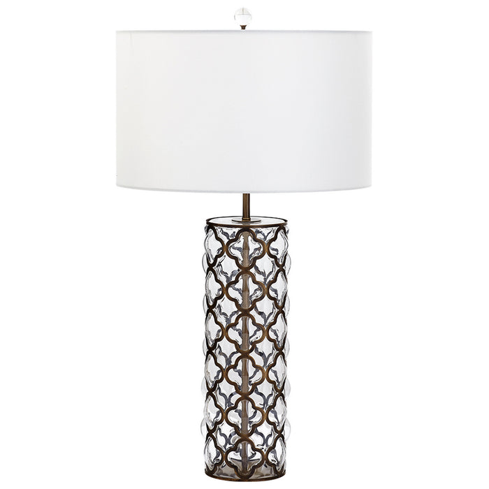 Cyan 07978-1 LED Table Lamp, Satin Brass