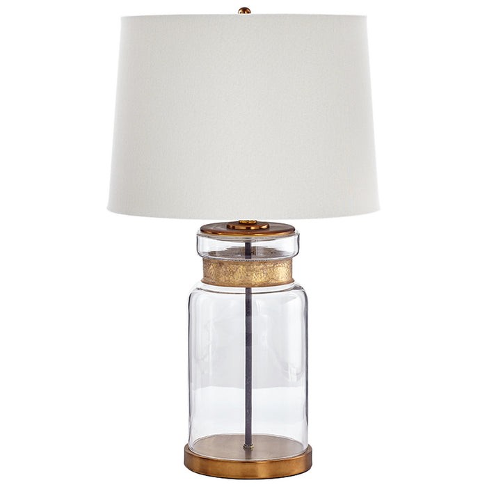 Cyan 08513-1 LED Table Lamp, Clear