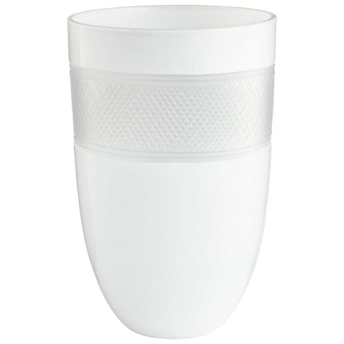 Cyan 08654 Vase, White