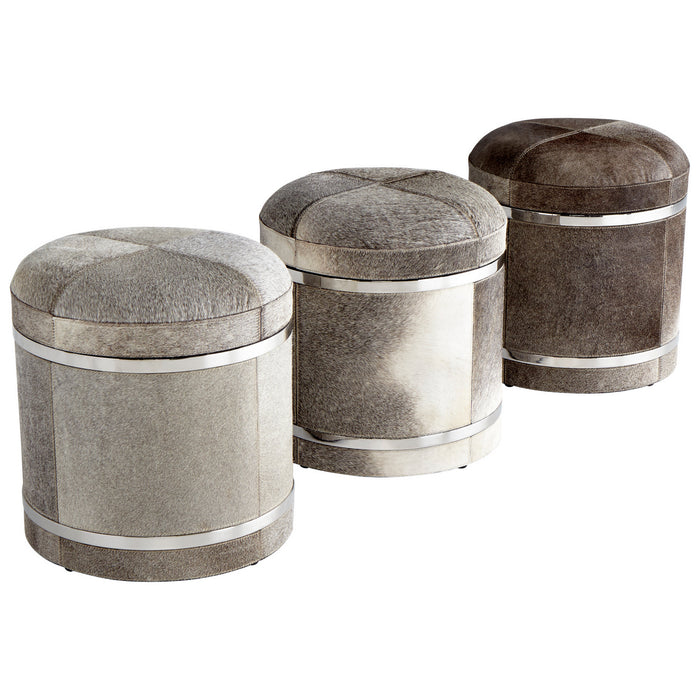 Cyan 08876 Stool, Grey