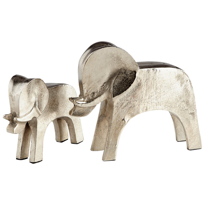 Cyan 08884 Sculpture, Raw Nickel