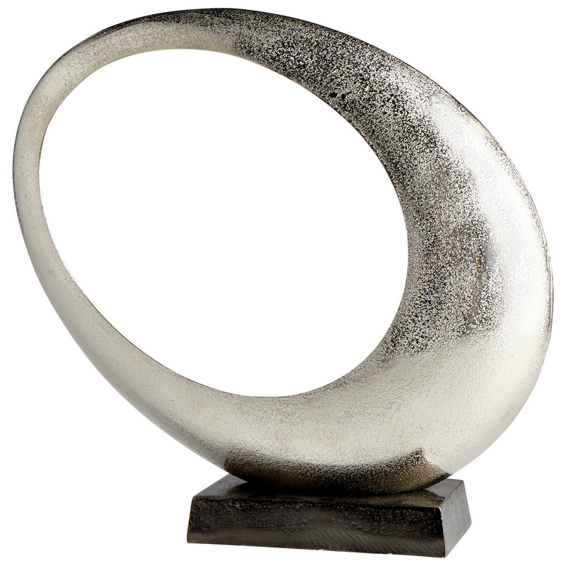 Cyan 08897 Sculpture, Raw Nickel