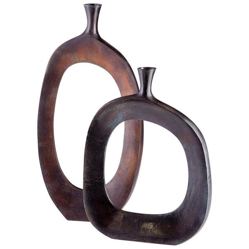 Cyan 08903 Vase, Burnished Copper