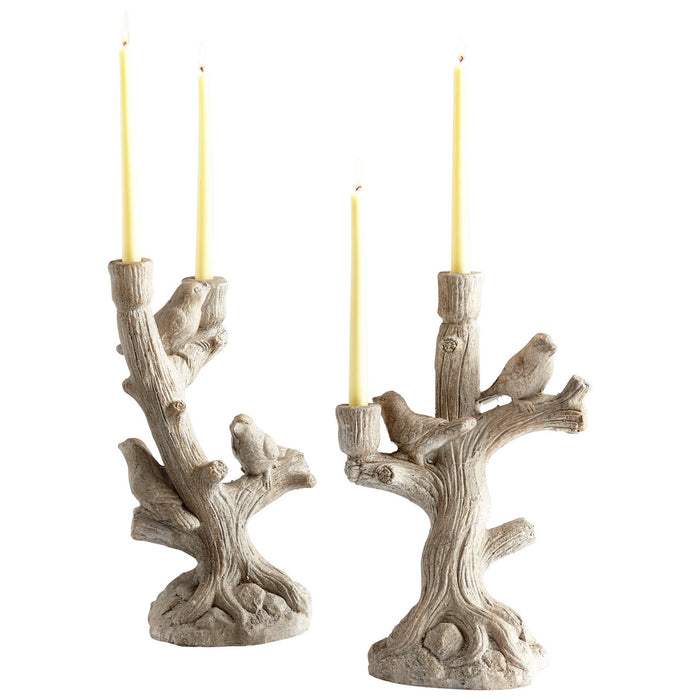 Cyan 09020 Candelabra, Weathered Stone