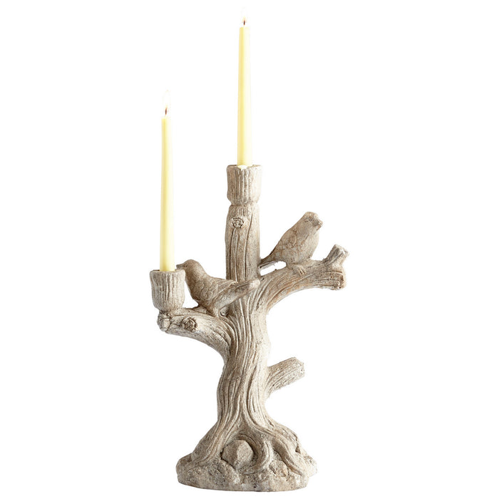 Cyan 09020 Candelabra, Weathered Stone