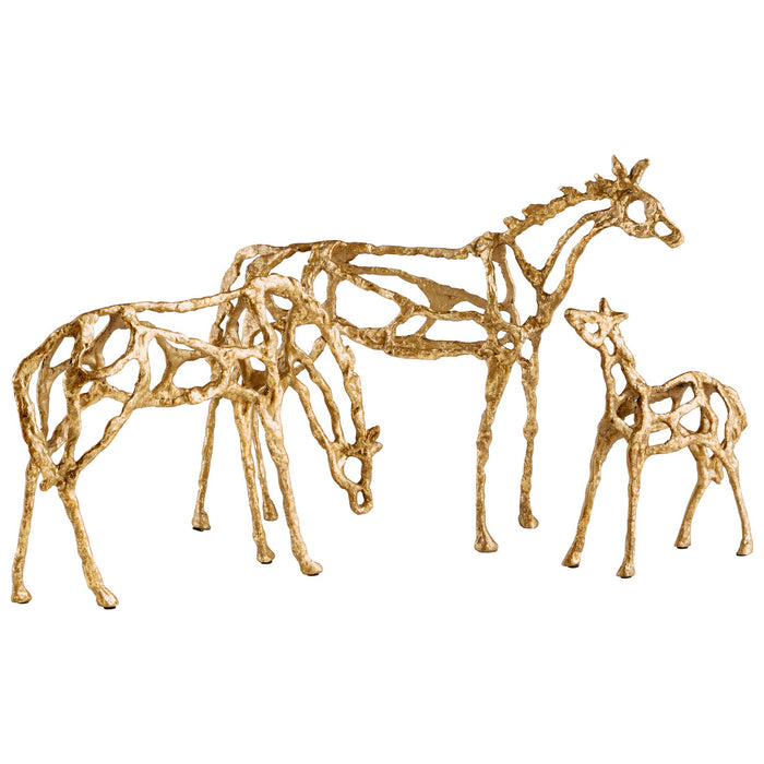Cyan 09099 Sculpture, Gold