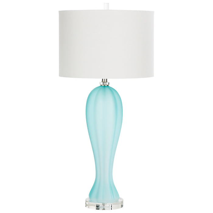 Cyan 09140 One Light Table Lamp, Green