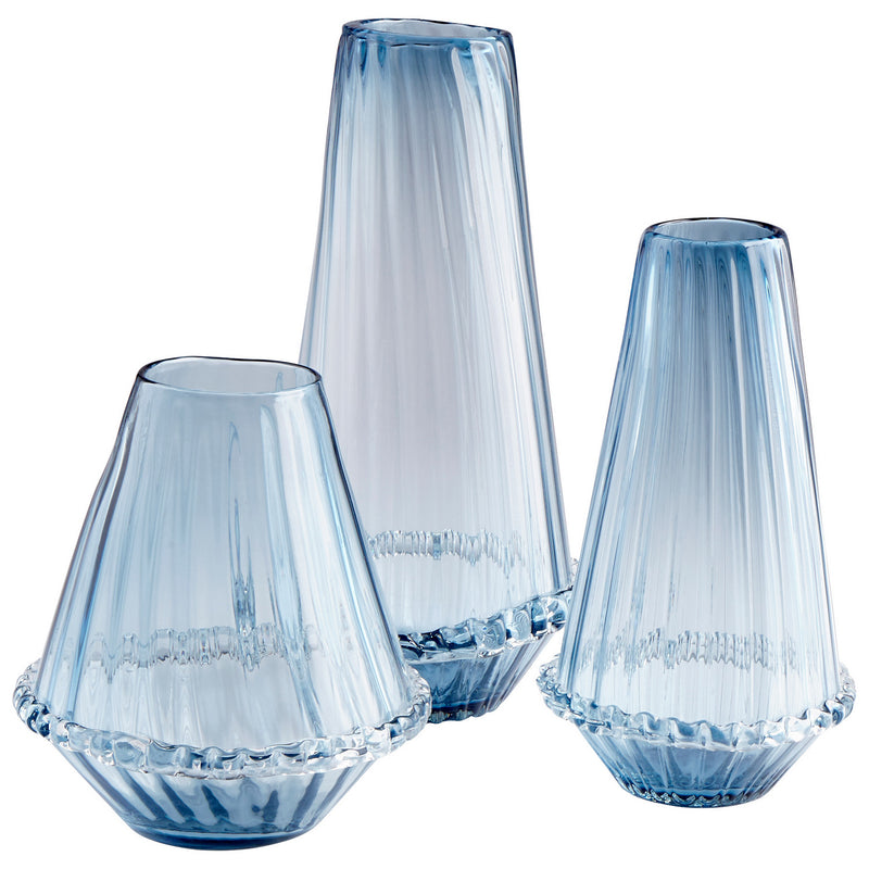 Cyan 09171 Vase, Blue