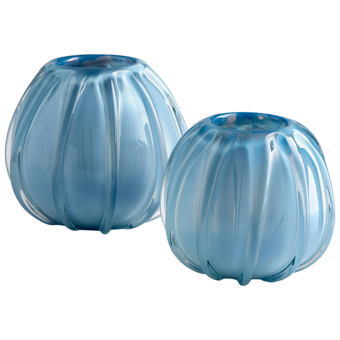 Cyan 09195 Vase, Blue
