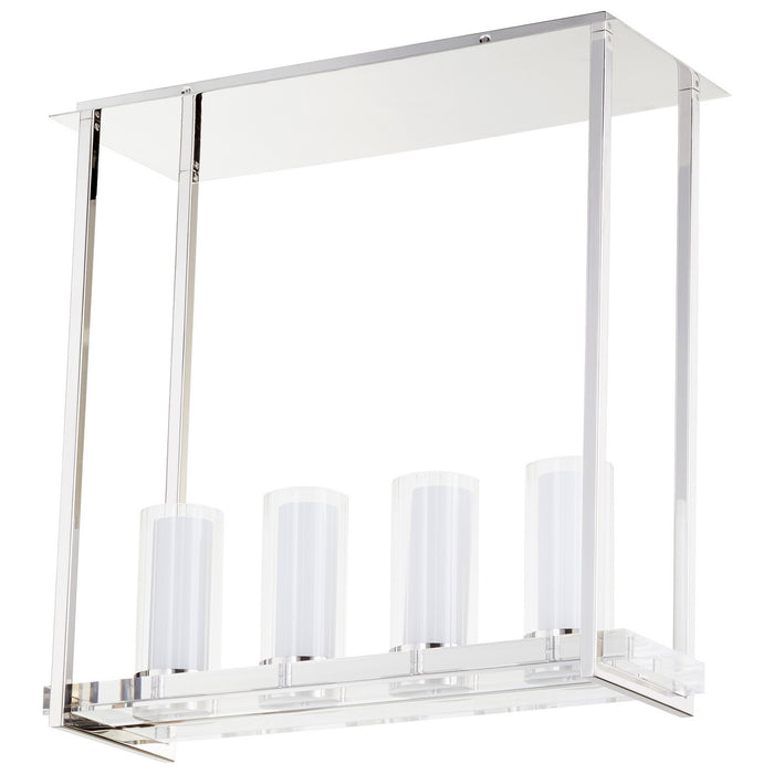 Cyan 09228 Four Light Pendant, Polished Nickel