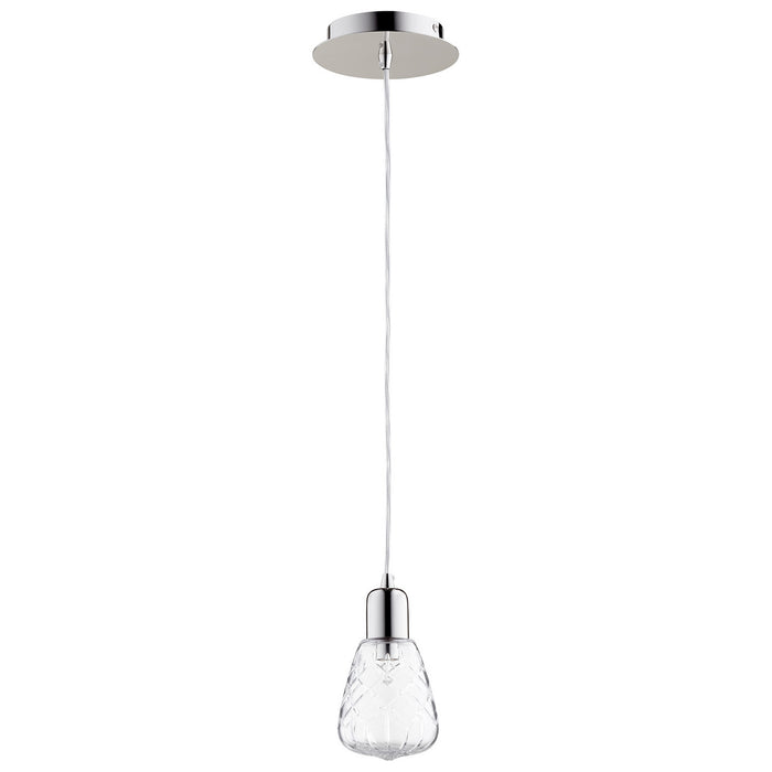 Cyan 09235 One Light Pendant, Polished Nickel