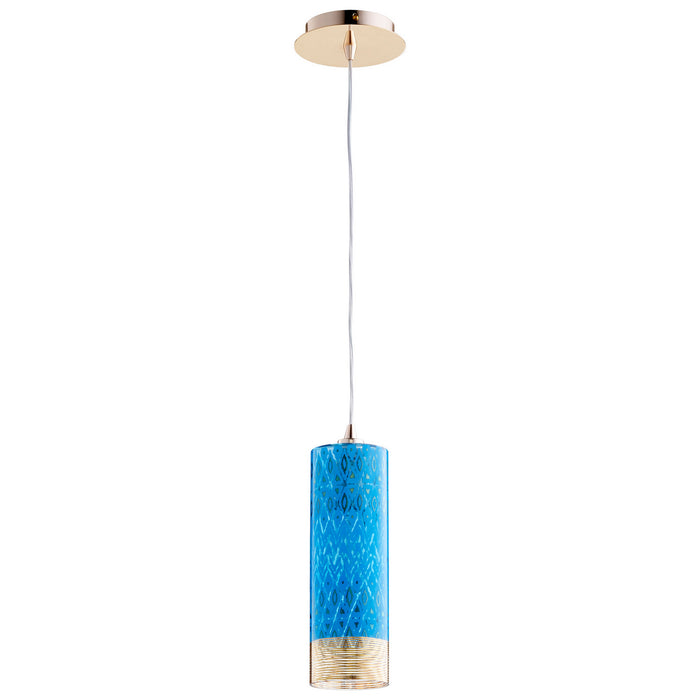 Cyan 09241 One Light Pendant, Gold