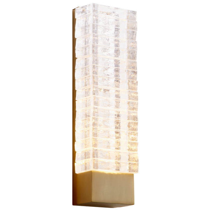 Cyan 09247 LED Wall Sconce, Aged Brass