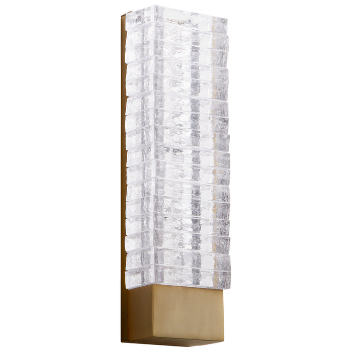 Cyan 09247 LED Wall Sconce, Aged Brass