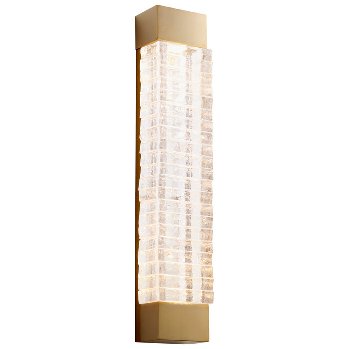 Cyan 09248 LED Wall Sconce, Aged Brass