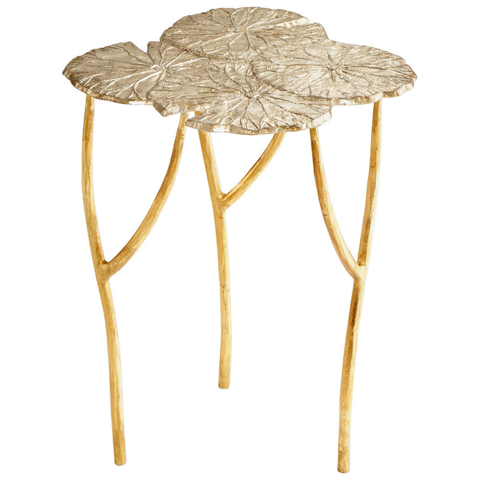 Cyan 09281 Table, Silver And Gold