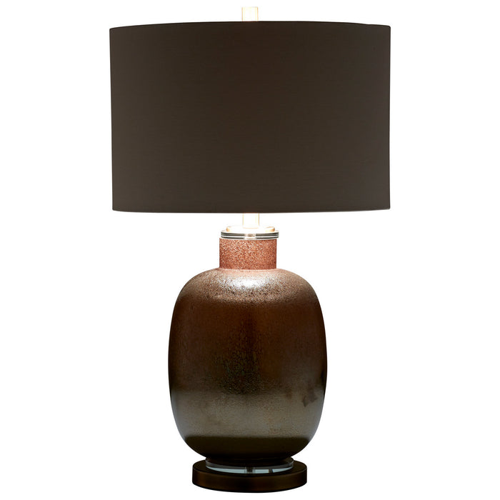 Cyan 09286 One Light Table Lamp, Lunar Brown