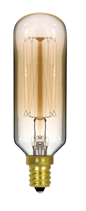 Satco S2420 Light Bulb, Clear Gold