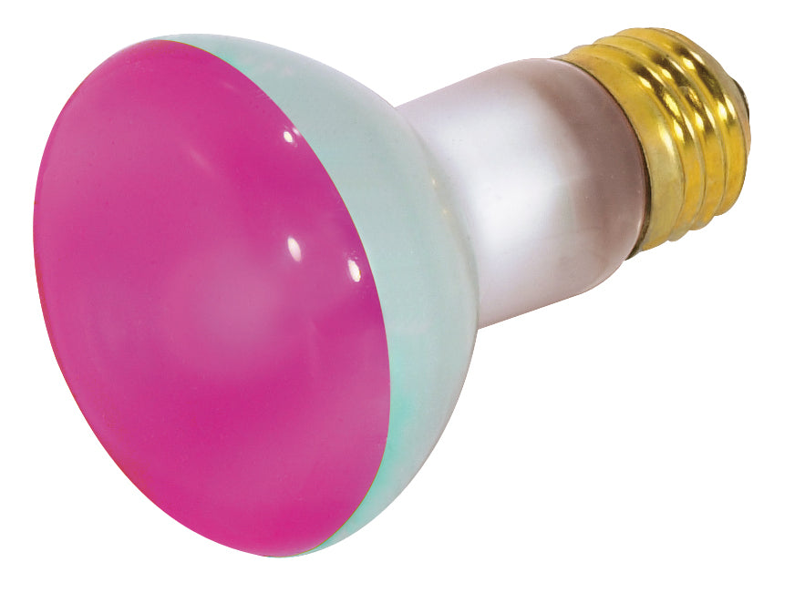 Satco S3212 Light Bulb, Pink