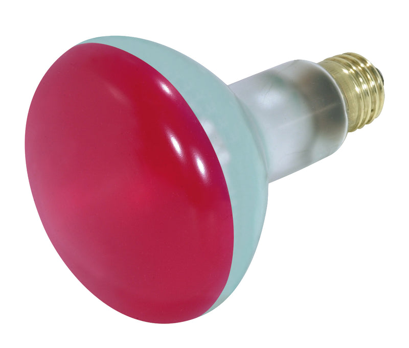 Satco S3240 Light Bulb, Red