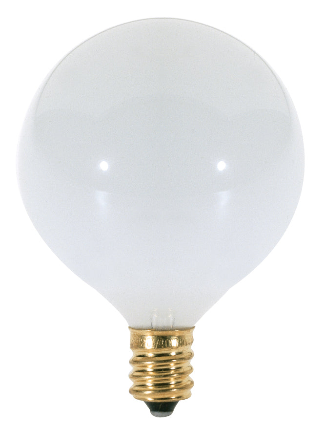 Satco S3260 Light Bulb, Gloss White