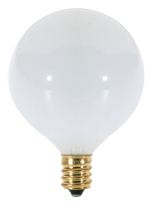 Satco S3260 Light Bulb, Gloss White