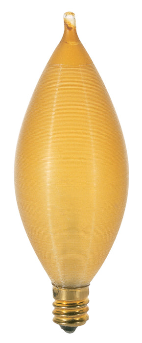 Satco S3406 Light Bulb, Spun Amber